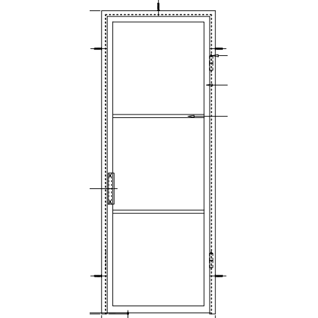 Light 3 Interior - Single | Steel Interior Door - Image 3