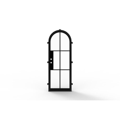 Light 6 - Single - Arch | Steel French Doors