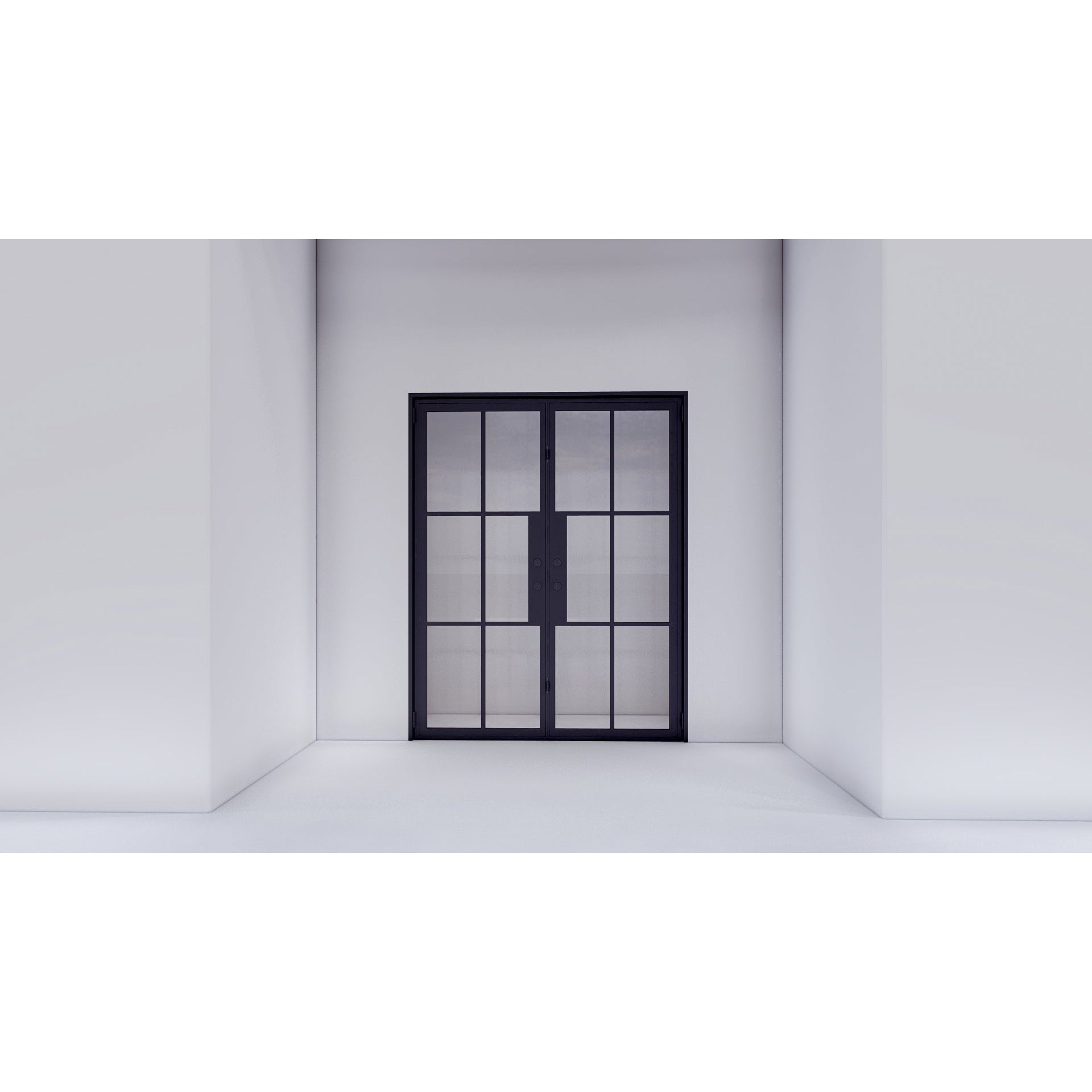 Light 6 - Double | Steel French Doors - Image 4