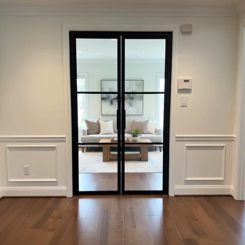 Pre-Order: Light 3 Interior - Double | Steel Interior Doors (Ships 16-18 Weeks) - Image 5