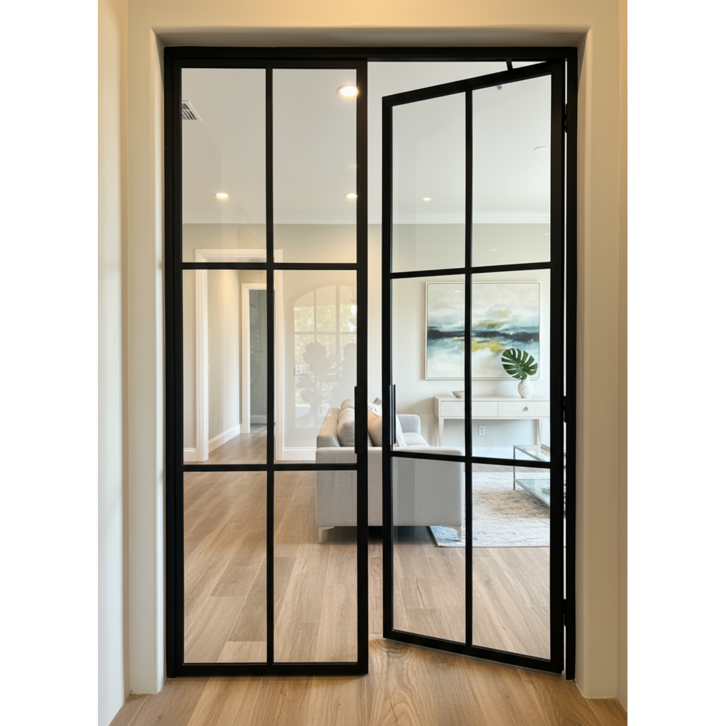 Light 6 Interior - Double | Steel Interior Door - Image 4