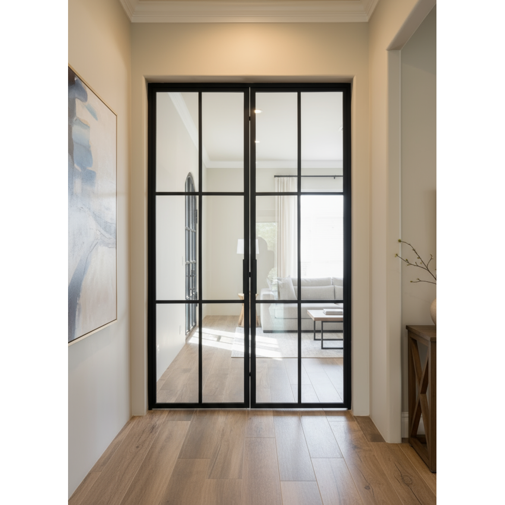 Light 6 Interior - Double | Steel Interior Door - Image 3