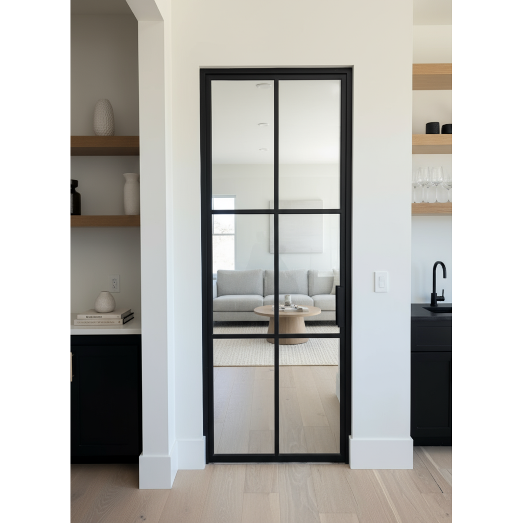 Light 6 Interior - Single | Steel Interior Door - Image 2